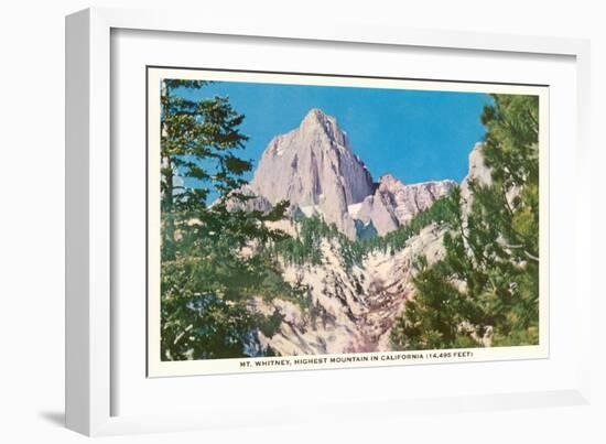 Mt. Whitney-null-Framed Art Print