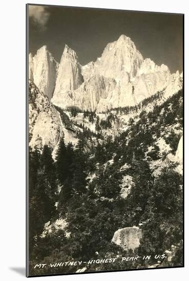 Mt. Whitney-null-Mounted Art Print