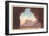 Mt. Wilbur from Ptarmigan Tunnel, Glacier Park, Montana-null-Framed Art Print