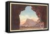 Mt. Wilbur from Ptarmigan Tunnel, Glacier Park, Montana-null-Framed Stretched Canvas
