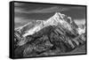 Mt Williamson I BW-Douglas Taylor-Framed Stretched Canvas