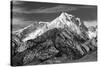 Mt Williamson I BW-Douglas Taylor-Stretched Canvas