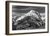 Mt Williamson I BW-Douglas Taylor-Framed Photo