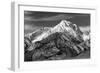 Mt Williamson I BW-Douglas Taylor-Framed Photo