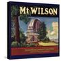 Mt Wilson Brand - Lamanda Park, California - Citrus Crate Label-Lantern Press-Stretched Canvas