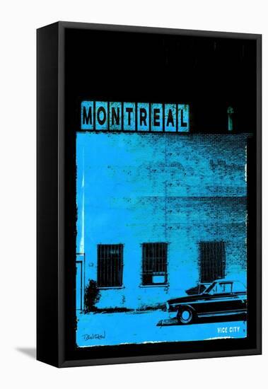 MTL Vice City - Blue-Pascal Normand-Framed Stretched Canvas