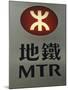 Mtr Sign, Hong Kong's Mass Transit Railway System, Hong Kong, China-Amanda Hall-Mounted Photographic Print