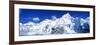 Mts Everest and Nuptse Sagamartha National Park Nepal-null-Framed Photographic Print