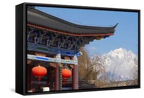 Mu Family Residence, City of Lijiang, UNESCO World Heritage Site, Yunnan, China, Asia-Bruno Morandi-Framed Stretched Canvas