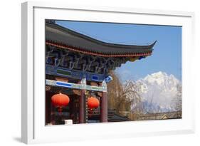 Mu Family Residence, City of Lijiang, UNESCO World Heritage Site, Yunnan, China, Asia-Bruno Morandi-Framed Photographic Print