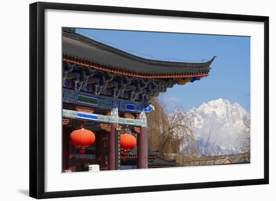 Mu Family Residence, City of Lijiang, UNESCO World Heritage Site, Yunnan, China, Asia-Bruno Morandi-Framed Photographic Print