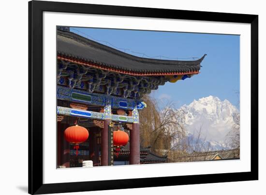 Mu Family Residence, City of Lijiang, UNESCO World Heritage Site, Yunnan, China, Asia-Bruno Morandi-Framed Photographic Print