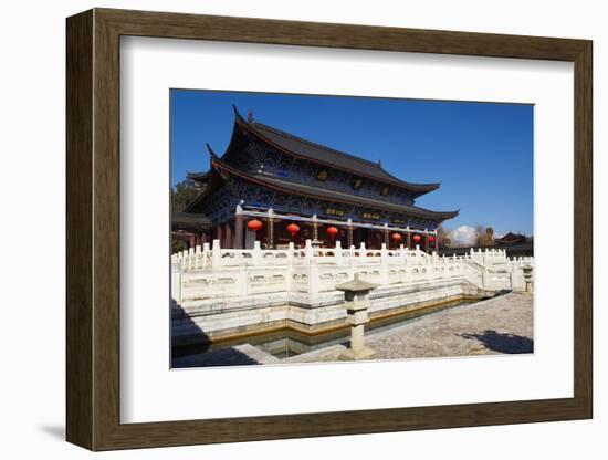 Mu Family Residence, City of Lijiang, UNESCO World Heritage Site, Yunnan, China, Asia-Bruno Morandi-Framed Photographic Print