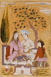 Amorous Couple and a Servant, 1696-Mu'in Musavvir-Laminated Giclee Print