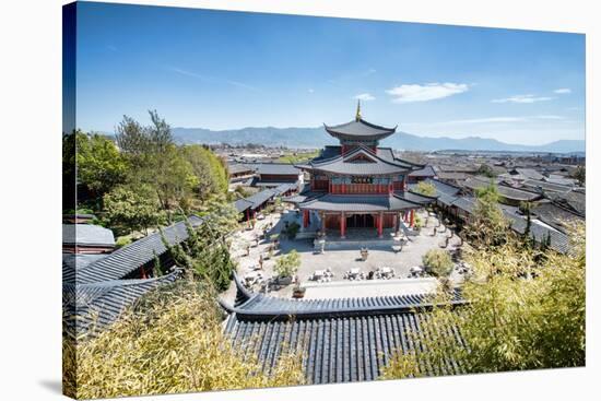 Mu Residence (Mufu Wood Mansion) and Traditional Architecture in Old Town Area of Lijiang-Andreas Brandl-Stretched Canvas