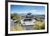 Mu Residence (Mufu Wood Mansion) and Traditional Architecture in Old Town Area of Lijiang-Andreas Brandl-Framed Photographic Print