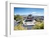 Mu Residence (Mufu Wood Mansion) and Traditional Architecture in Old Town Area of Lijiang-Andreas Brandl-Framed Photographic Print