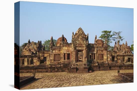 Muang Tham Temple, Khmer Temple from Period and Style of Angkor, Buriram Province, Thailand-null-Stretched Canvas