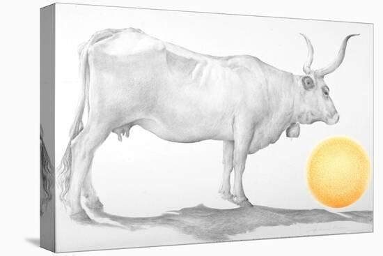 Mucca in Maremma-Antonio Ciccone-Stretched Canvas