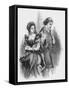 Much Ado about Nothing by William Shakaespeare-John Gilbert-Framed Stretched Canvas
