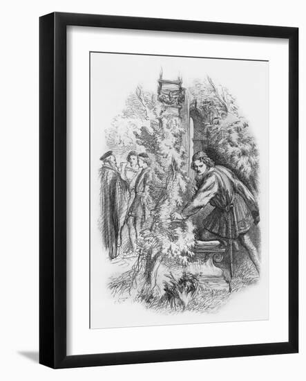 Much Ado about Nothing by William Shakespeare-John Gilbert-Framed Giclee Print