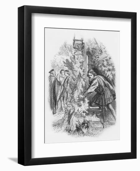 Much Ado about Nothing by William Shakespeare-John Gilbert-Framed Giclee Print