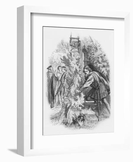 Much Ado about Nothing by William Shakespeare-John Gilbert-Framed Giclee Print