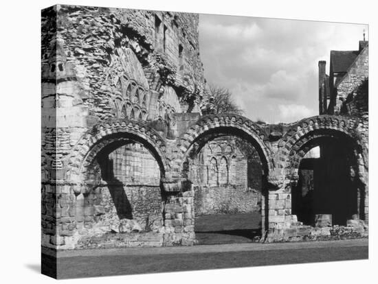 Much Wenlock Abbey-null-Stretched Canvas