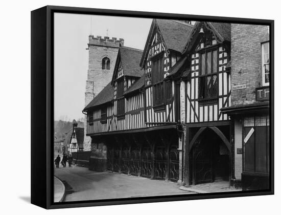 Much Wenlock Guildhall-Fred Musto-Framed Stretched Canvas