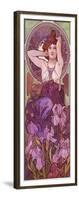 Mucha Amethyst-null-Framed Giclee Print