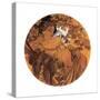 Mucha Autumn Medallion-null-Stretched Canvas