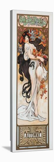Mucha Autumn-Vintage Apple Collection-Stretched Canvas