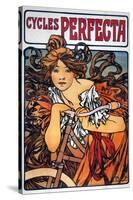 Mucha: Bicycle Ad, 1897-Alphonse Mucha-Stretched Canvas