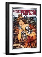 Mucha: Bicycle Ad, 1897-Alphonse Mucha-Framed Giclee Print