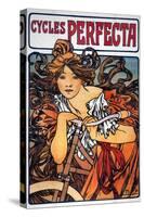 Mucha: Bicycle Ad, 1897-Alphonse Mucha-Stretched Canvas