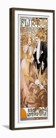 Mucha: Biscuit Ad, C1895-Alphonse Mucha-Framed Premium Giclee Print