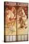 Mucha Chocolat Panels-null-Stretched Canvas