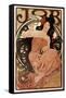 Mucha: Cigarette Paper Ad-Alphonse Mucha-Framed Stretched Canvas