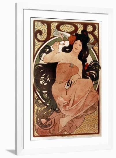 Mucha: Cigarette Paper Ad-Alphonse Mucha-Framed Giclee Print