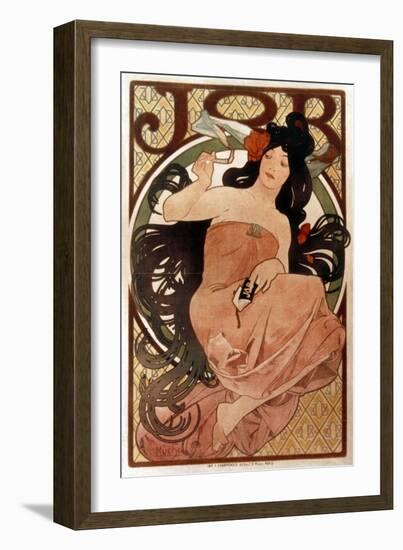 Mucha: Cigarette Paper Ad-Alphonse Mucha-Framed Giclee Print