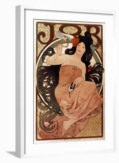 Mucha: Cigarette Paper Ad-Alphonse Mucha-Framed Giclee Print