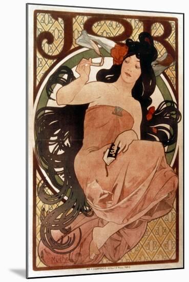 Mucha: Cigarette Paper Ad-Alphonse Mucha-Mounted Giclee Print