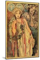 Mucha Daily News-null-Mounted Giclee Print