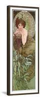 Mucha Emeraude-null-Framed Giclee Print