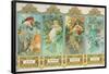 Mucha - Four Seasons-null-Framed Poster