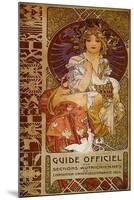 Mucha Guide Officiel-null-Mounted Giclee Print