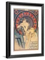 Mucha La Plume-null-Framed Giclee Print