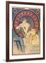 Mucha La Plume-null-Framed Giclee Print