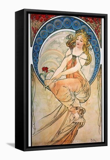 Mucha: Poster, 1898-Alphonse Mucha-Framed Stretched Canvas