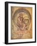 Mucha Quarter Latin-null-Framed Giclee Print